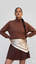 The Studded Turtleneck